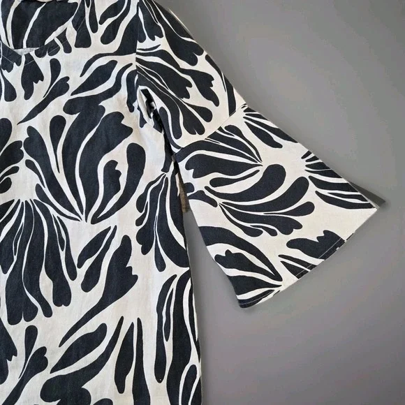 Soft Surroundings Women's 100% Linen Knee Length Dress Size Large - Picture 4 of 10